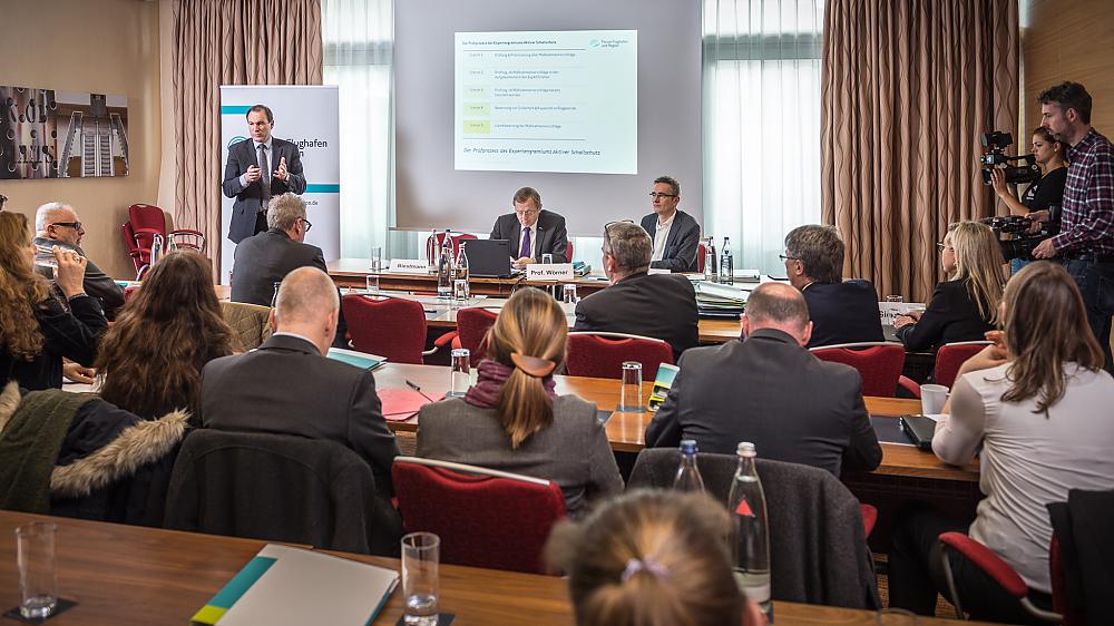 Pressekonferenz zum Maßnahmenprogramm Aktiver Schallschutz